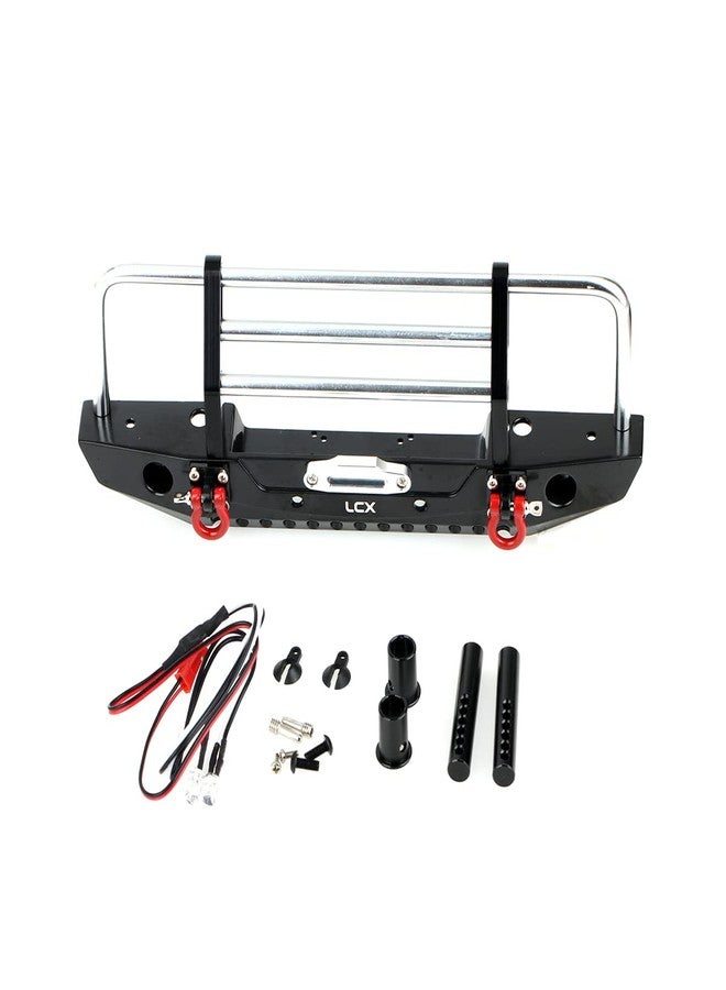 LCX Racing 1/10th RC Crawler Car Metal Bull Push Bar Front Bumper for TRX4 TRX-4 Axial SCX10 II 90046 Redcat Gen8 Scout II, Upgrades Parts Accessories - Image 1