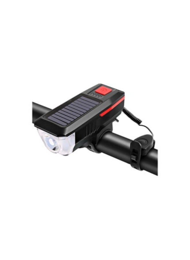 Dreamzon Bike Lights with Phone Holder, LED headlight USB Rechargeable bicycle bracket horn 4 in 1 Bicycle Front Light - Image 1
