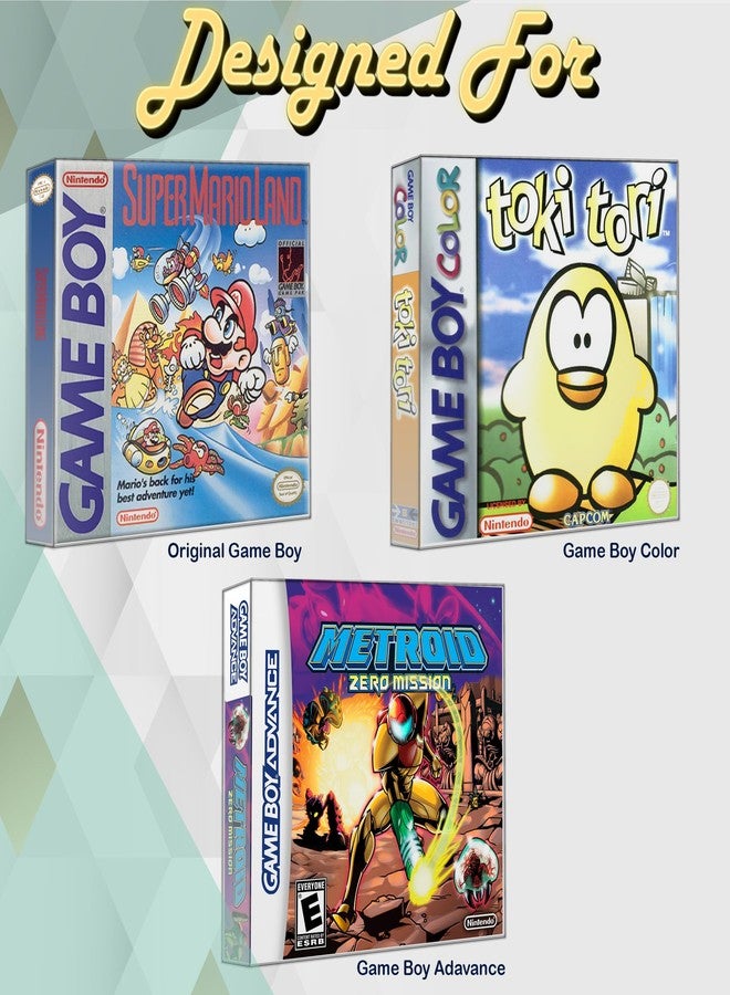 MALKO Video Game Protector Compatible with: Original Boy | Color & Gameboy Advance Game Box | Clear Plastic Sleeve | 10 Pack - Image 4