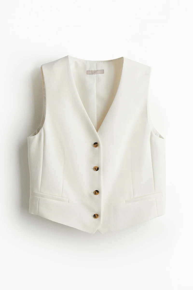 اتش اند ام Button Detail Waist Coat