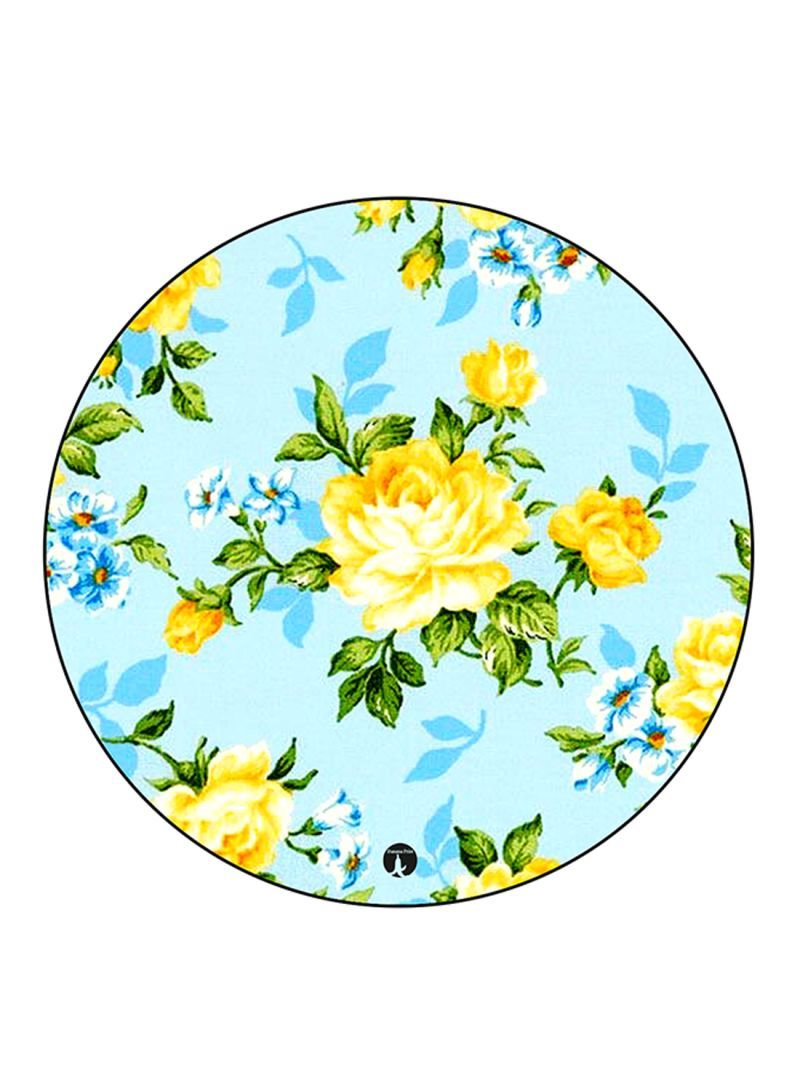 RKN Flowers Printed Mouse Pad  Multicolour
