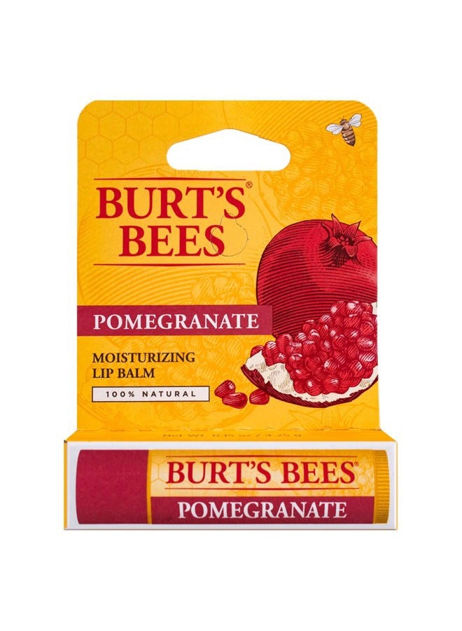 Burt's Bees بلسم الشفاه، زيت الرمان، 0.15 أونصة (عبوة من 12) - Image 2