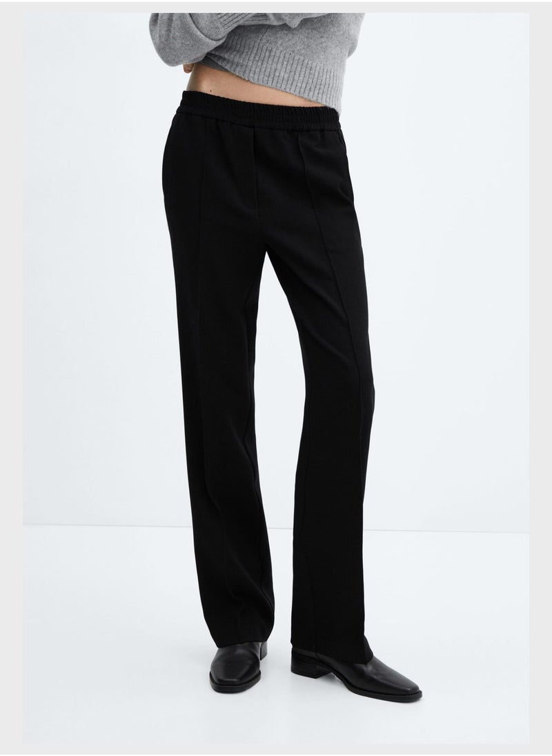 MANGO - High Waist Pants - Image 1