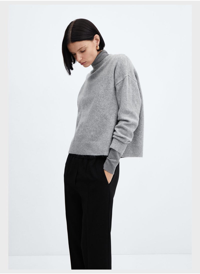 MANGO - High Waist Pants - Image 1