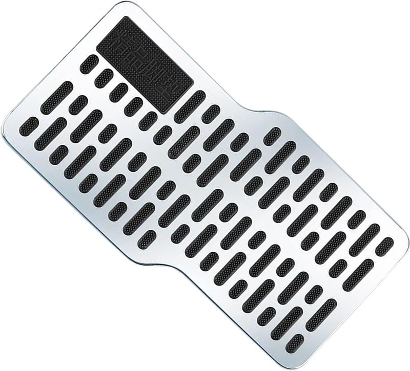 floor mats automobile floor mat truck automobile skid plate pedal stainless steel foot automotive accessory trailer - Image 1