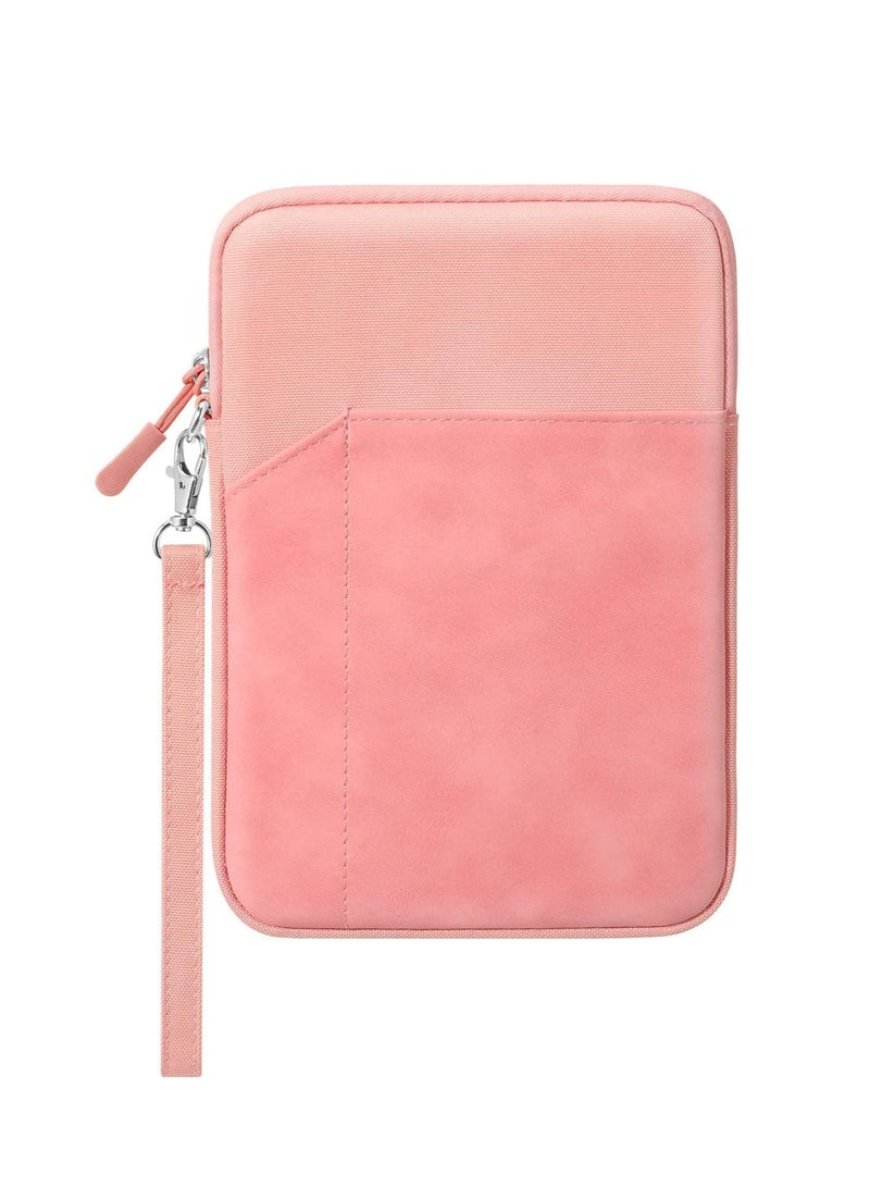 جراب نحيف لجهاز Ipad 10.2 بوصة من الجيل التاسع 2020 حقيبة في جيب التخزين يناسب iPad air 5 2022 10.5 بوصة اللون وردي - Image 1