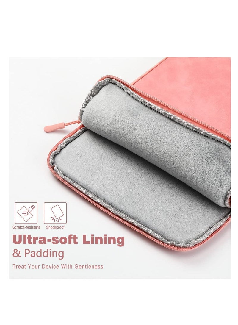 جراب نحيف لجهاز Ipad 10.2 بوصة من الجيل التاسع 2020 حقيبة في جيب التخزين يناسب iPad air 5 2022 10.5 بوصة اللون وردي - Image 4