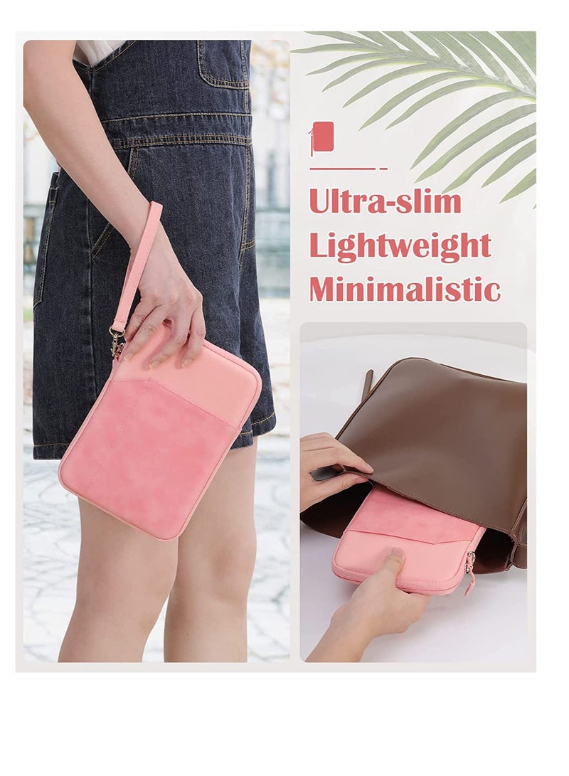 جراب نحيف لجهاز Ipad 10.2 بوصة من الجيل التاسع 2020 حقيبة في جيب التخزين يناسب iPad air 5 2022 10.5 بوصة اللون وردي - Image 5