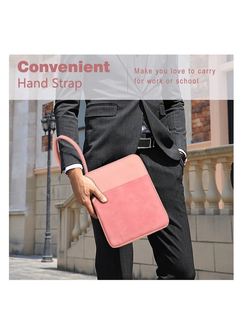 جراب نحيف لجهاز Ipad 10.2 بوصة من الجيل التاسع 2020 حقيبة في جيب التخزين يناسب iPad air 5 2022 10.5 بوصة اللون وردي - Image 3