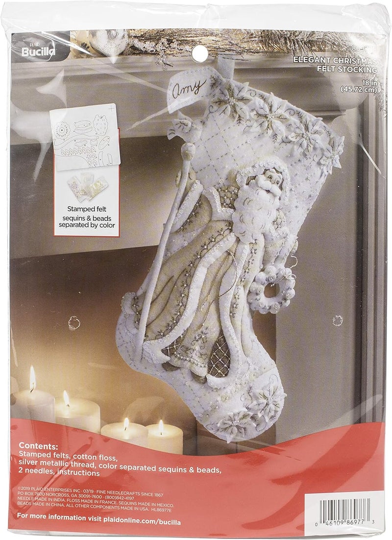 Bucilla Elegant Christmas Felt Applique Kit - Image 1