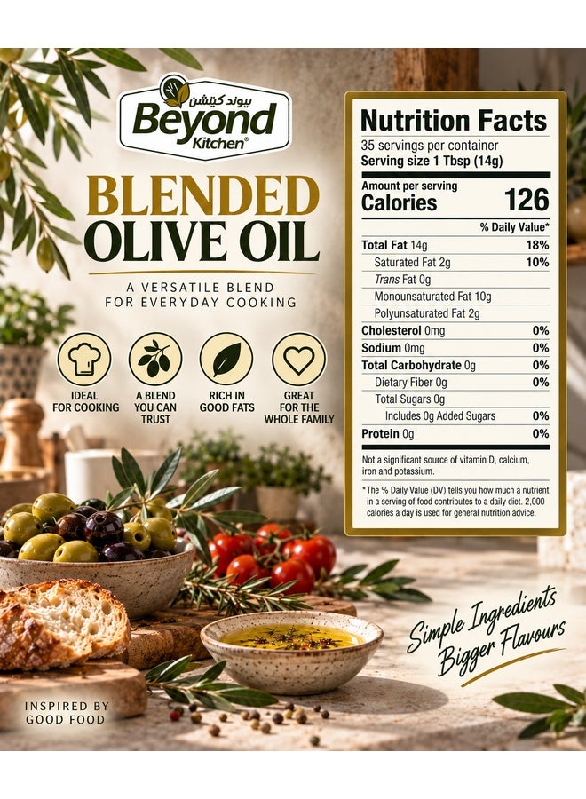 Beyond Kitchen 1L Blended Olive Oil  (1 Bottle) - Image 2