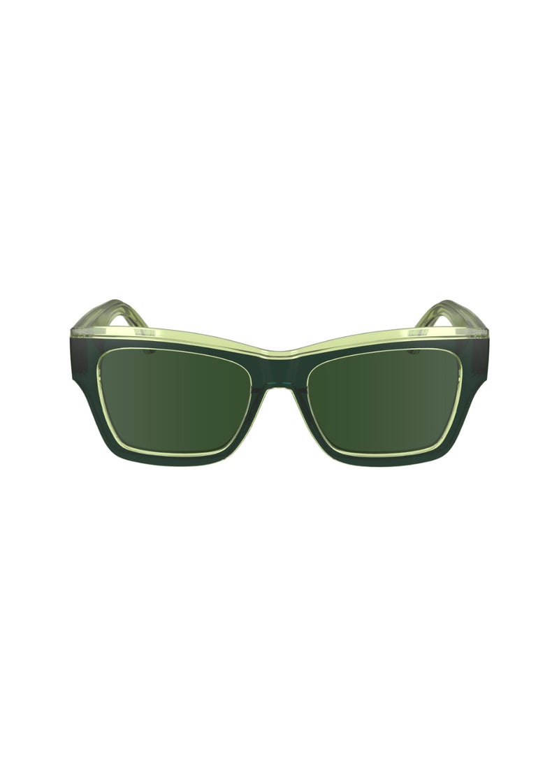 Calvin Klein Jeans FULL RIM BIO INJ-G820 MODIFIED RECTANGLE CALVIN KLEIN JEANS SUN CKJ24609S  5318 (432) PETROL  - Image 1