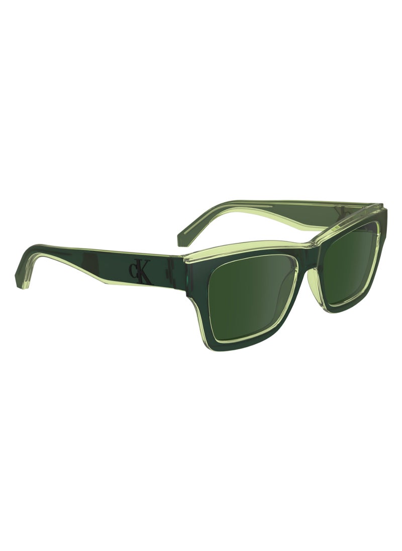 Calvin Klein Jeans FULL RIM BIO INJ-G820 MODIFIED RECTANGLE CALVIN KLEIN JEANS SUN CKJ24609S  5318 (432) PETROL  - Image 3