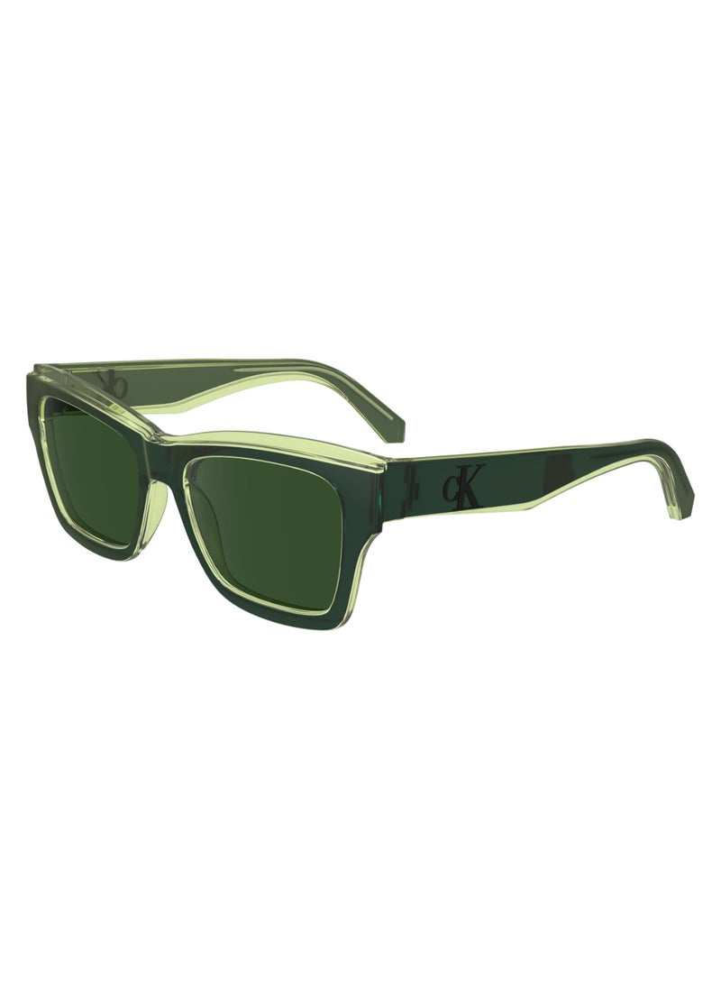 Calvin Klein Jeans FULL RIM BIO INJ-G820 MODIFIED RECTANGLE CALVIN KLEIN JEANS SUN CKJ24609S  5318 (432) PETROL  - Image 2