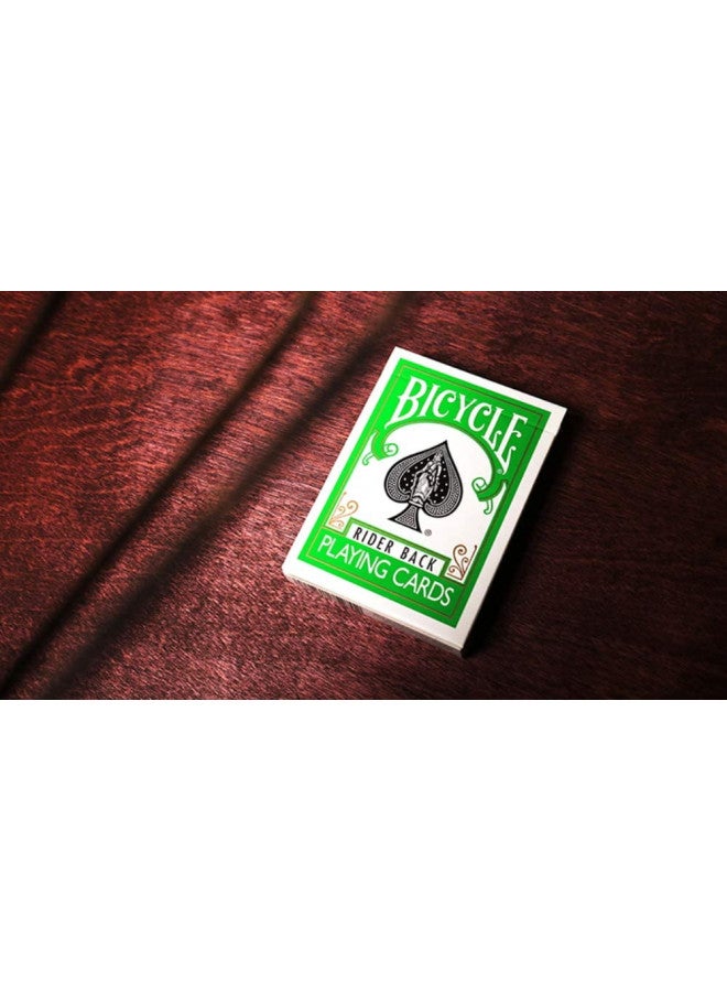 MMS Cards Bicycle Green Back USPCC Trick - Image 3