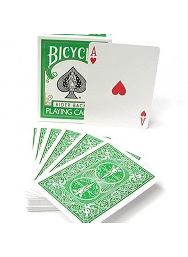 MMS Cards Bicycle Green Back USPCC Trick - Image 2