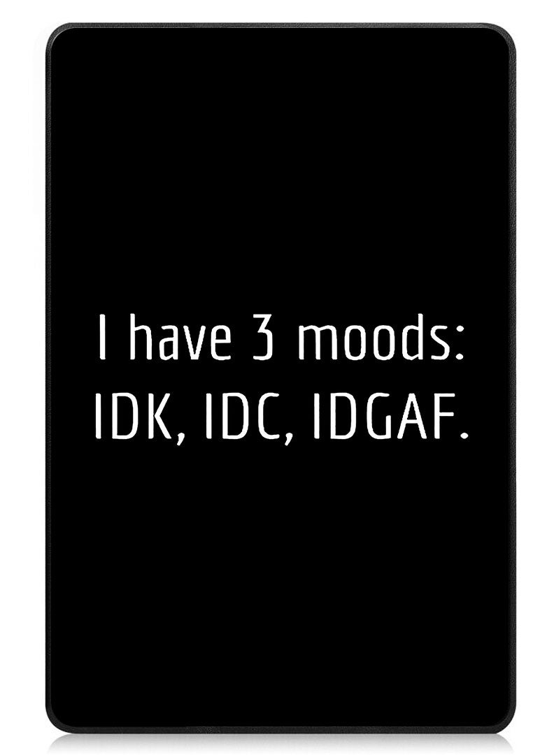 Theodor Protective Flip Case For Apple iPad Air 11 (2024) With Trifold Stand Auto Wake Sleep Shockproof Cover i have 3 Moods - Image 1