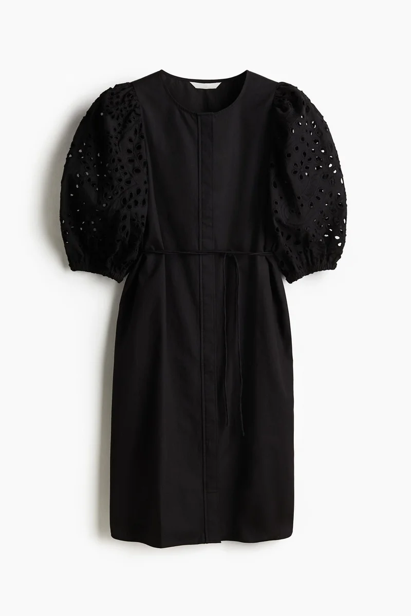 H&M Eyelet Sleeve Dress