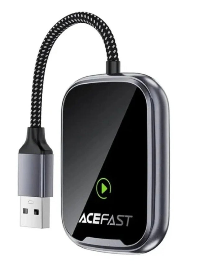 AceFast QC1 USB-A Wireless CarPlay & Android Auto Adapter - Image 1