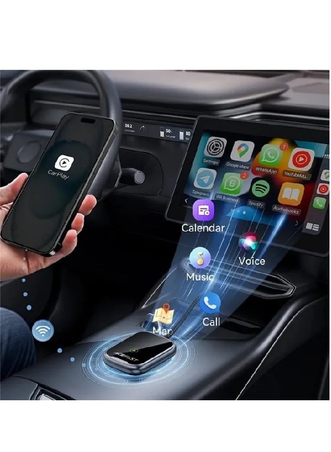 AceFast QC1 USB-A Wireless CarPlay & Android Auto Adapter - Image 3