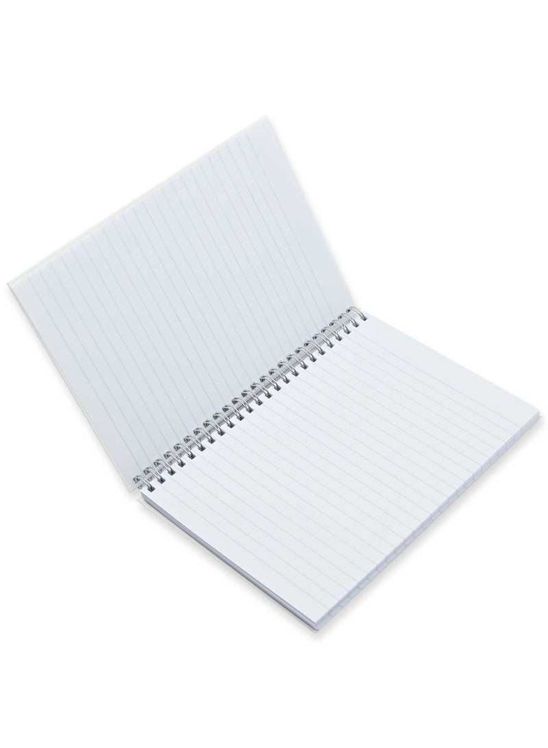 FIS Pack Of 5 Spiral Hard Cover Notebook, 96 Sheets A5 Panda Design 5 -FSNBSHCA596-PAN5 - Image 2