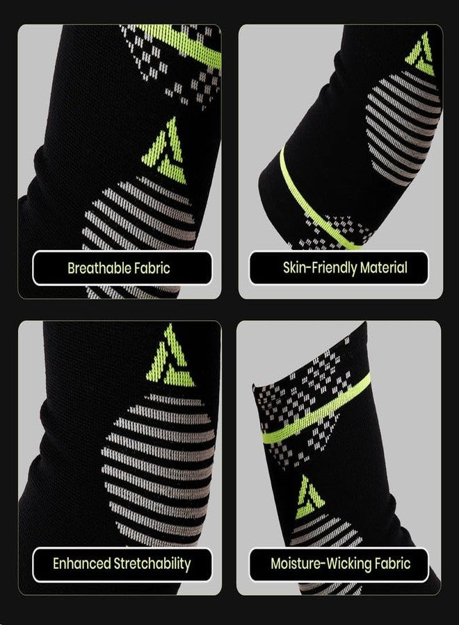 ACTIFIT Elbow Support for Men and Women, Pain Relief for Tennis Elbow, Arthritis, Tendonitis, Compression Support Brace, Stretchable and Breathable Fabric, Multicolor, L Size, Pack of 1 - Image 3