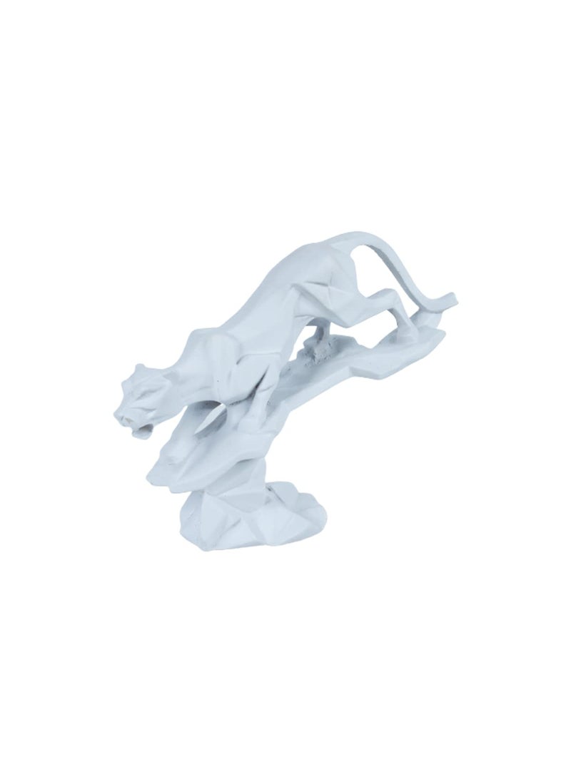 Wonderland Wonderland Polyresin Panthar on Stone Home décor Statue  - Image 1