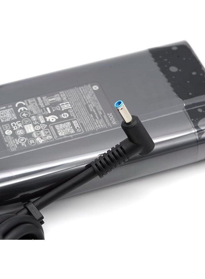 Terabyte New Slim 200W Charger for HP ZBook Studio G4 Mobile Workstation L00818-850 L74881-001 L00895-003 ADP-200HBB TPN-DA10 19.5V 10.3A with AC Power Supply Adapter Cord - Image 2