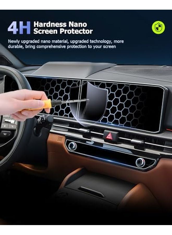 2024 2025 Kia Sorento 12 3 Inch Climate Nano Touch Screen Protector 6PCS - Image 5
