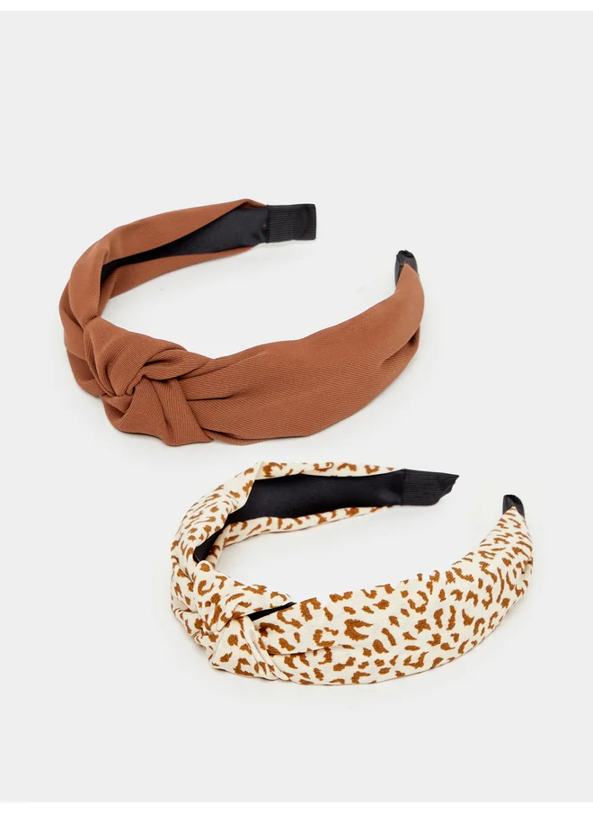 Styli Styli Set of 2 - Textured Knot Detail Headband