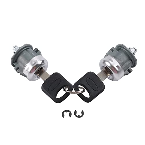 DICMIC أسطوانة قفل باب DICMIC مع مفتاح متوافقة مع فورد F150 F250 سوبر ديوتي 1997-2011 إكسبيديشن إكسرشن إكسبلورر فريستار استبدال# 7C3Z-1521990-A, 703362 - Image 1