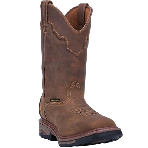 Dan Post Mens Blayde 11 Inch Waterproof Soft Toe Work Safety Shoes Casual - Brown - Size 11 D - Image 2