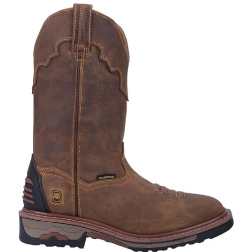 Dan Post Mens Blayde 11 Inch Waterproof Soft Toe Work Safety Shoes Casual - Brown - Size 11 D - Image 1
