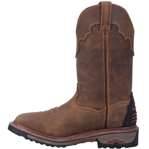 Dan Post Mens Blayde 11 Inch Waterproof Soft Toe Work Safety Shoes Casual - Brown - Size 11 D - Image 3