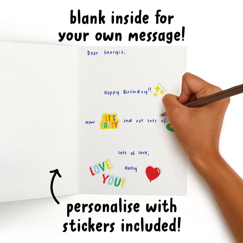 CENTRAL 23 Best Friend Birthday Card For Her - Leftover Wine - Mothers Day Gifts For Mothers, Mama, Ma, Mommy, Women, Ladies - Hilarious Wine Card For Aunt Sister Besties - Comes With Stickers - Image 3