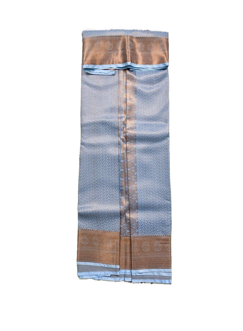 Saree Silk Blue - Image 1