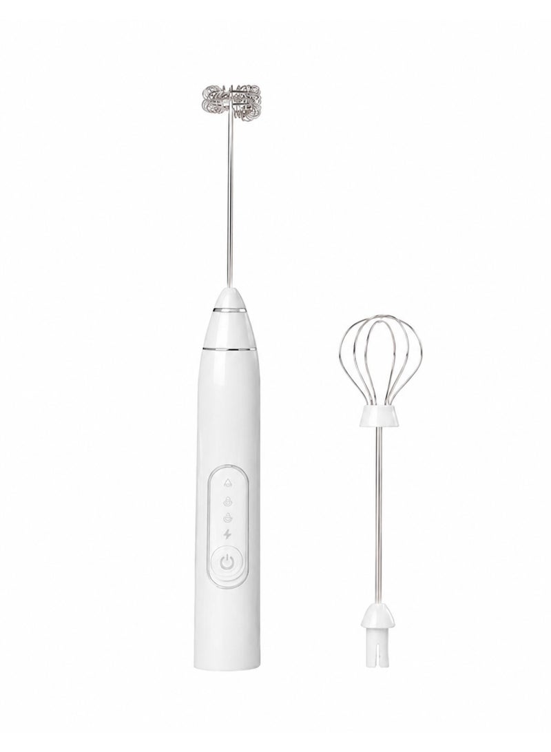 دينكس DENX DX3226 مضرب كهربائي لاسلكي، مخفّق حليب يدوي بسرعة 8000 دورة في الدقيقة، بطارية قابلة لإعادة الشحن 800 مللي أمبير، شحن USB، قدرة 4 واط - Image 1