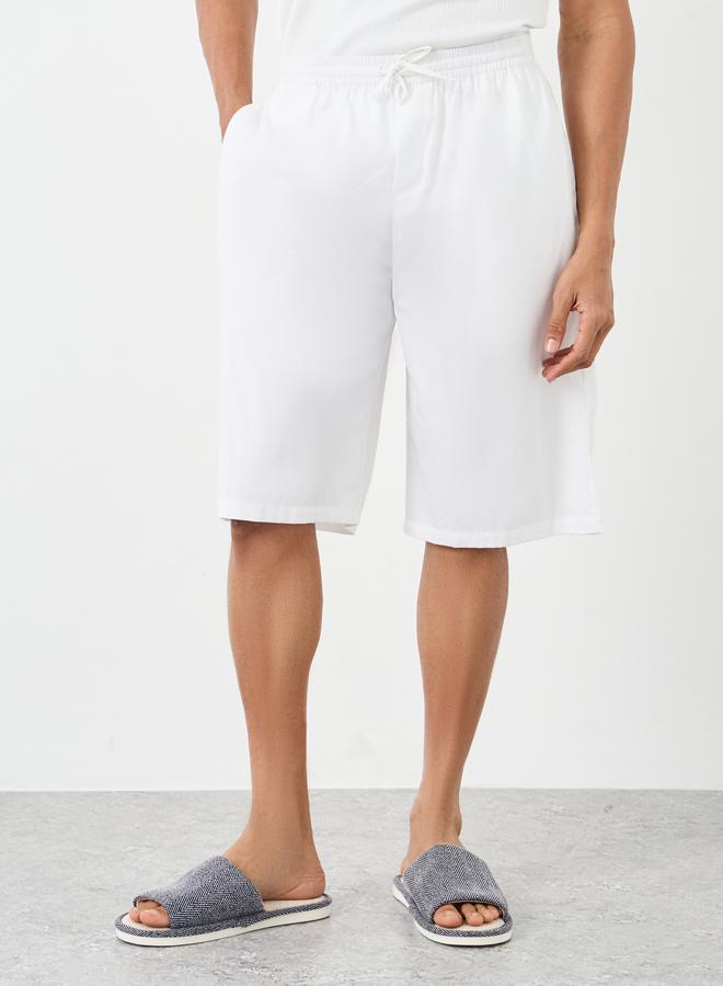 ستايلي سروال سيروال مريح بقصة مسترخية وطول الركبة وجيب جانبي - Image 2