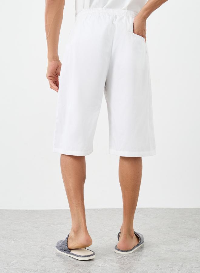 ستايلي سروال سيروال مريح بقصة مسترخية وطول الركبة وجيب جانبي - Image 4