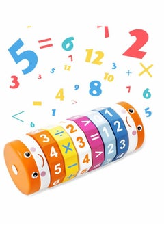 SYOSI Mathematical Operation Early Childhood Education Arithmetic 4.92" * 1.97"* 1.97" Nice Gift for Preschool Toddler Age 3+ Let Parents Easily Help Children Learn Multiplication Problems  - Image 1