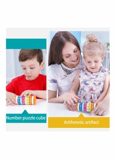 SYOSI Mathematical Operation Early Childhood Education Arithmetic 4.92" * 1.97"* 1.97" Nice Gift for Preschool Toddler Age 3+ Let Parents Easily Help Children Learn Multiplication Problems  - Image 3