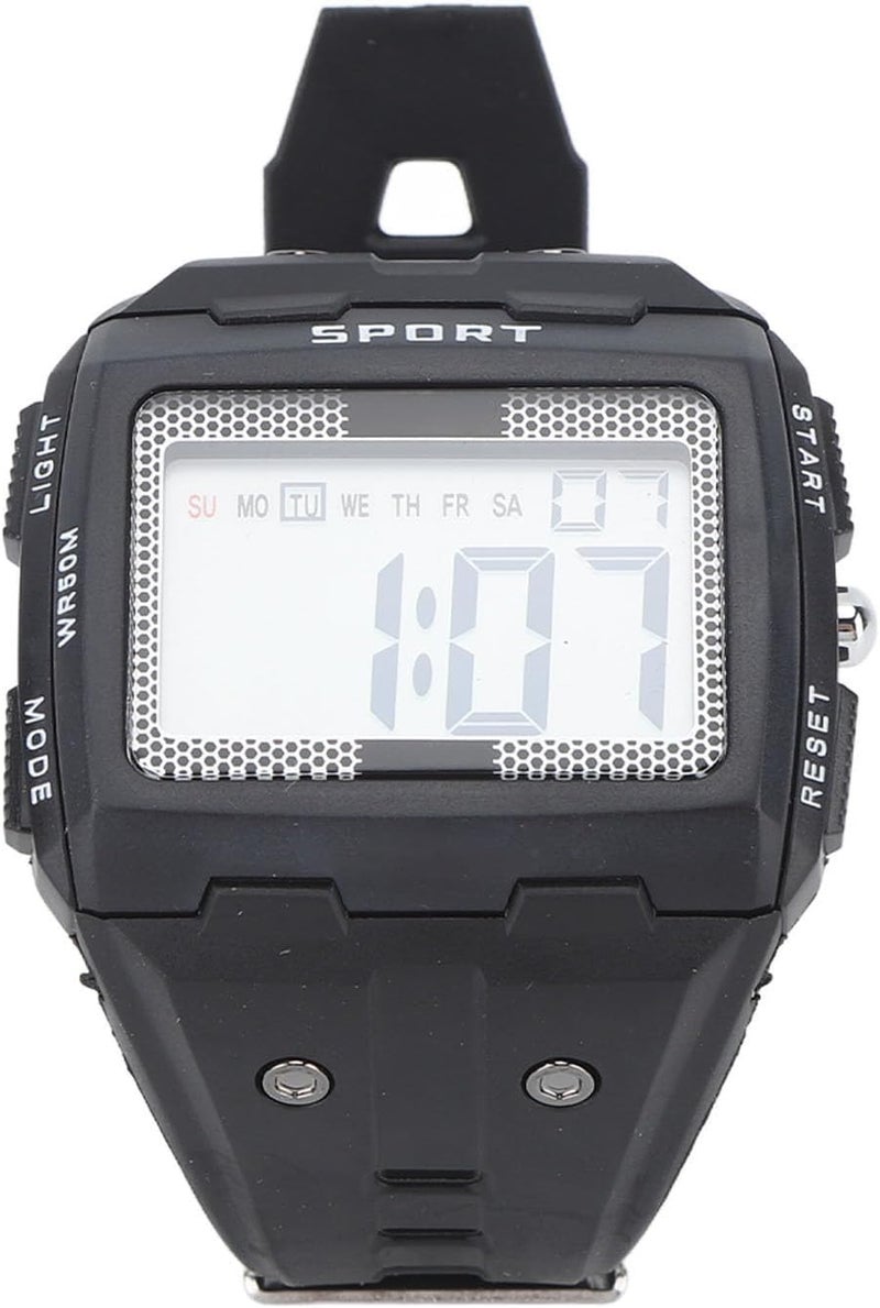 كلاراكو ساعة كلاركو الرياضية الإلكترونية، ساعة رياضية للرجال بشاشة كبيرة للاستخدام في الهواء الطلق والتخييم - Image 1