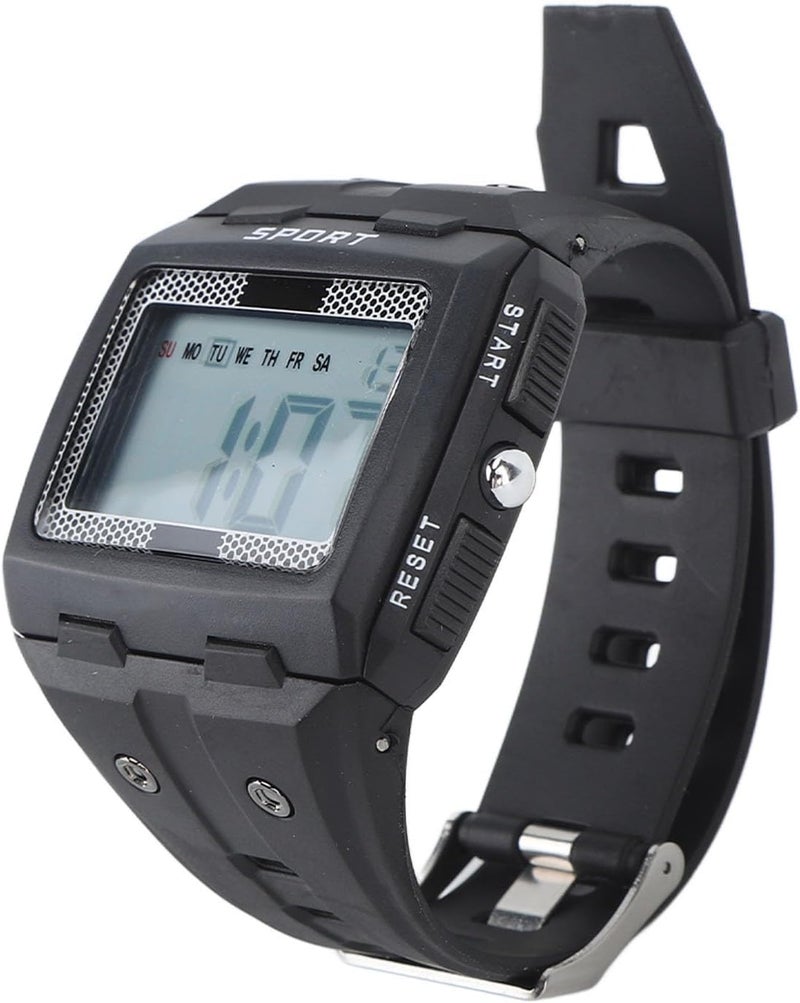 كلاراكو ساعة كلاركو الرياضية الإلكترونية، ساعة رياضية للرجال بشاشة كبيرة للاستخدام في الهواء الطلق والتخييم - Image 4