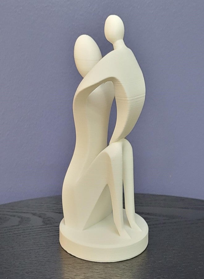 Znet3D Mother & Child Sculpture - Beautiful & Elegant Design (White) - Image 3