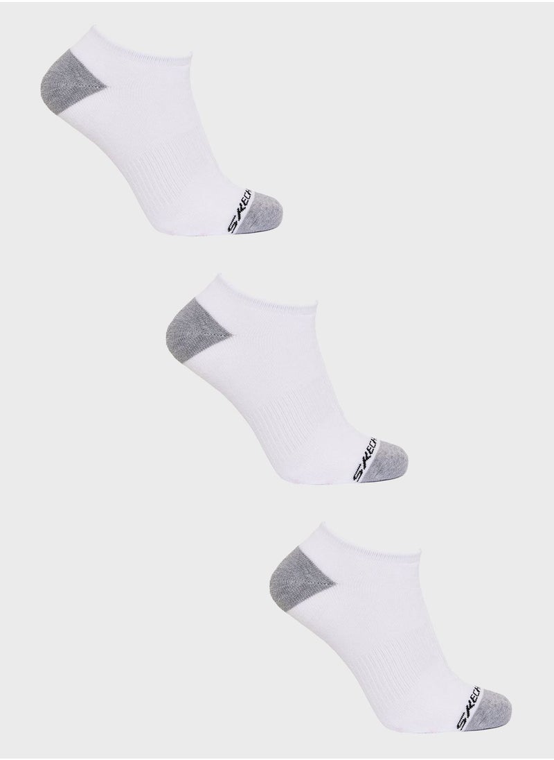 SKECHERS 3 Pack No Show Socks  - Image 1