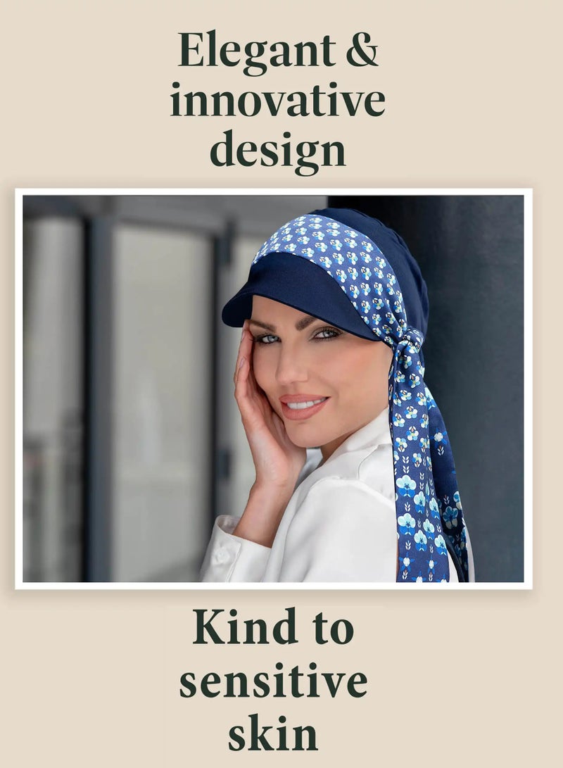 Rung Katia Plus Navy Iris Florenza with UPF 50+ Sun Protection Hat for Women  - Image 2