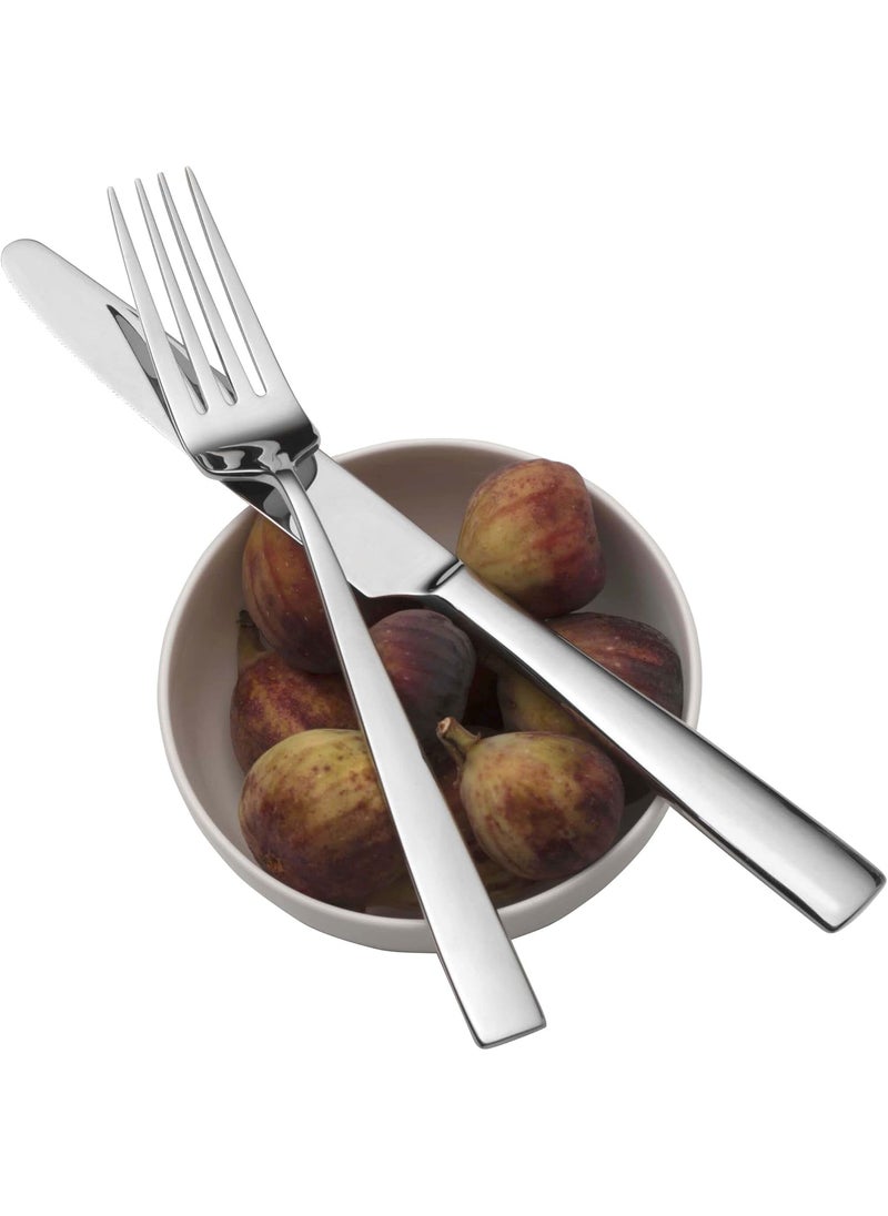 Mikasa Everett Flatware Service for 12 101 Piece Set 1810 Stainless Steel Silverware Set with Serving Utensils