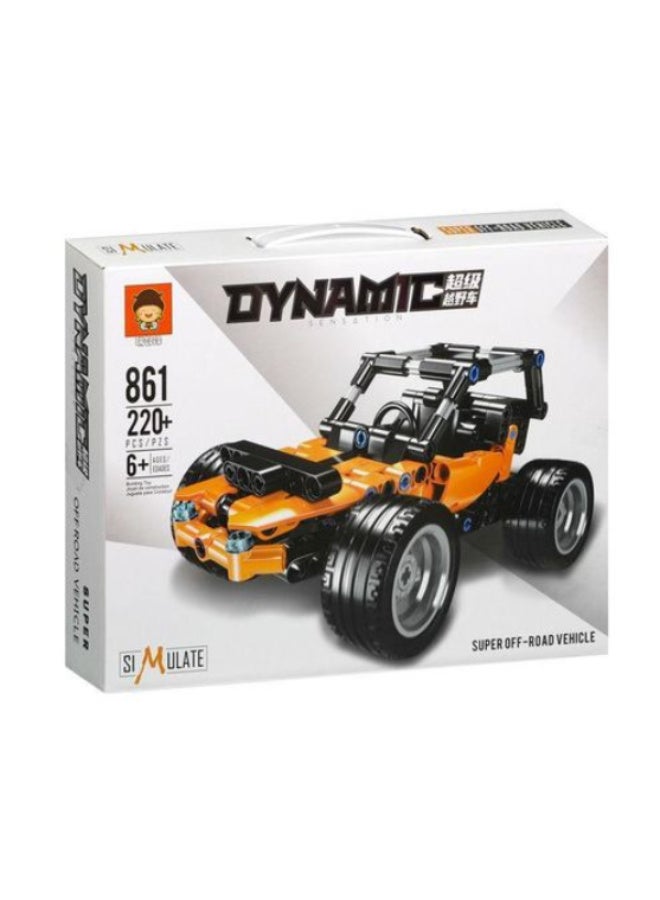 Building set, 220 pieces – educational building car for children, boys and girls, creative building blocks, perfect toy and gift - Image 3