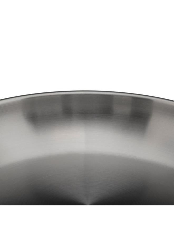 حامل ماكينة تحضير مقلاة ريسيليانس عالية الجودة من الفولاذ المقاوم للصدأ باللون الفضي 28 سم 179706 - Image 3