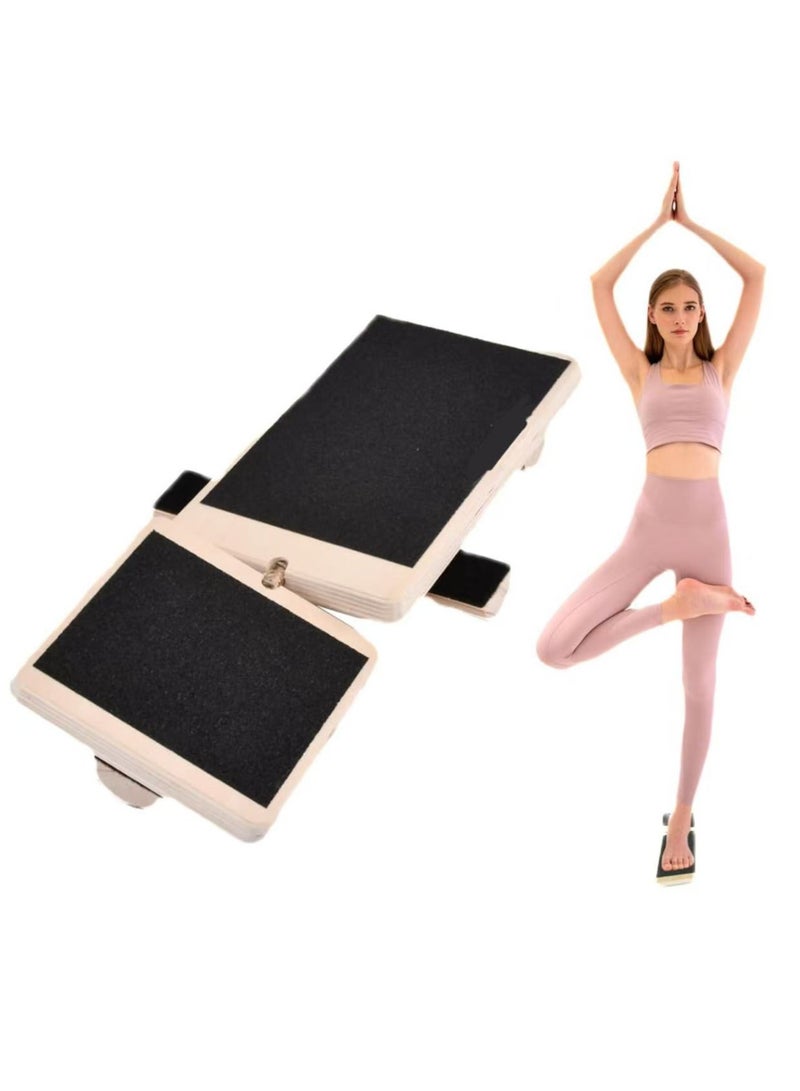 Generic Ankle Strengthener, Single Leg Balance Board for Ankle Rehab, Foot Trainer for Mobility, Foot Stretcher for Sprained Ankle, Balancing Wobble Board, Posture Board, Arch Trainer with Brace  - Image 1